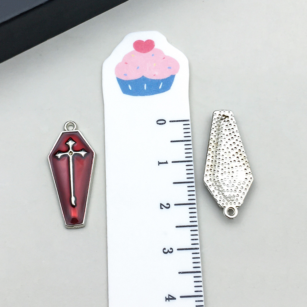 5:1 red dripping coffin cross 11*25mm-1.9g-15053