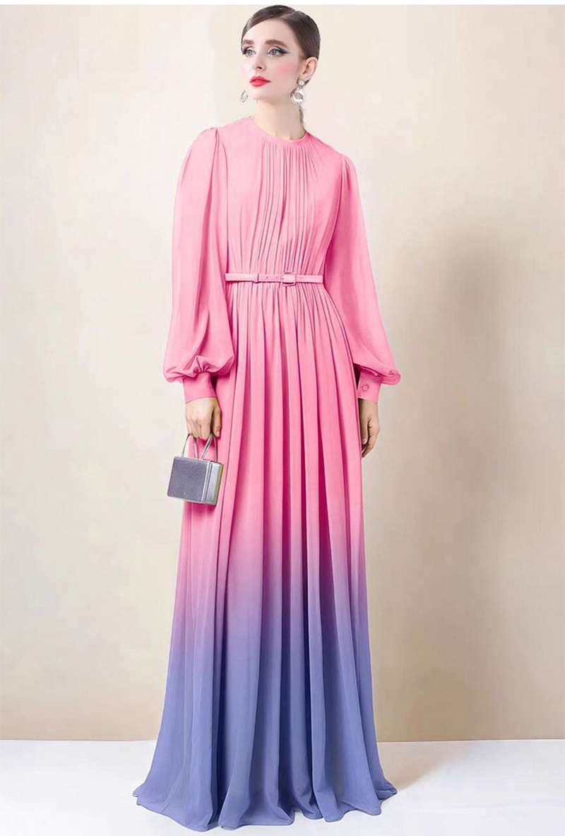 Pink on top and blue on bottom