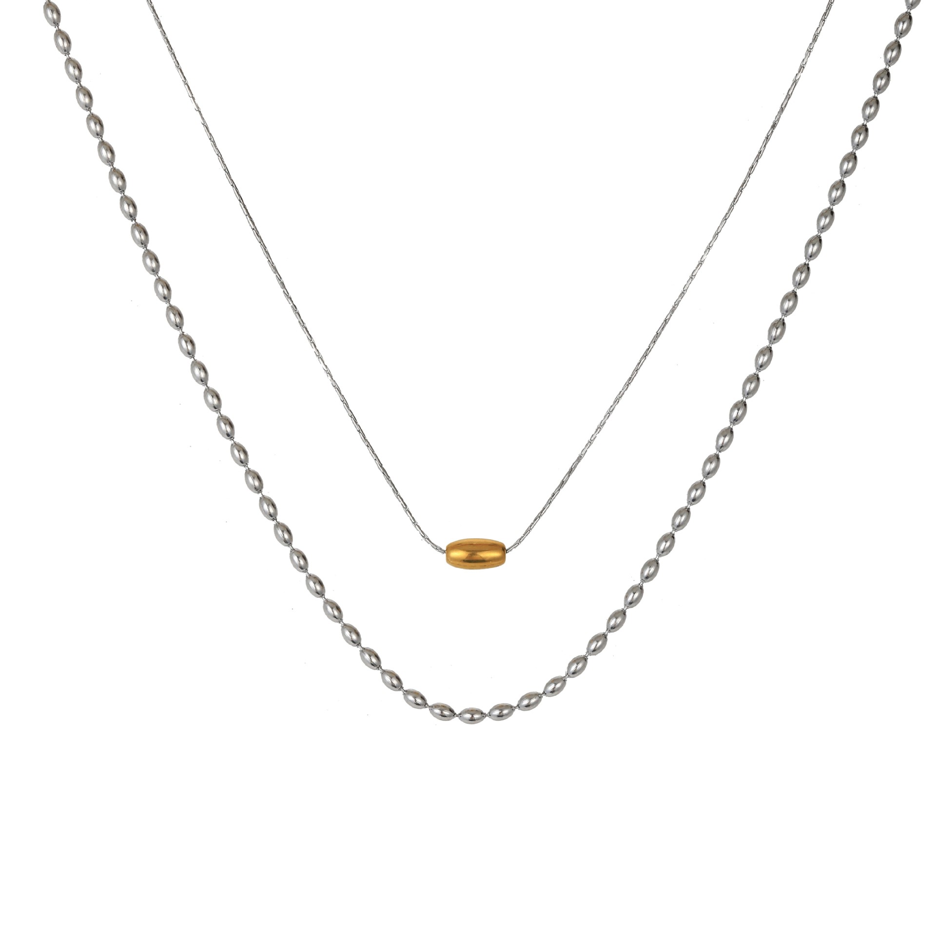 1:Steel Gold Rice Grain