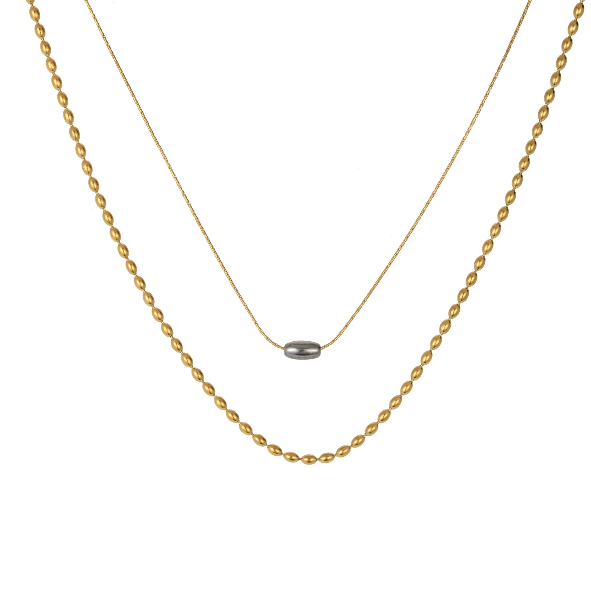 2:golden silver rice grain