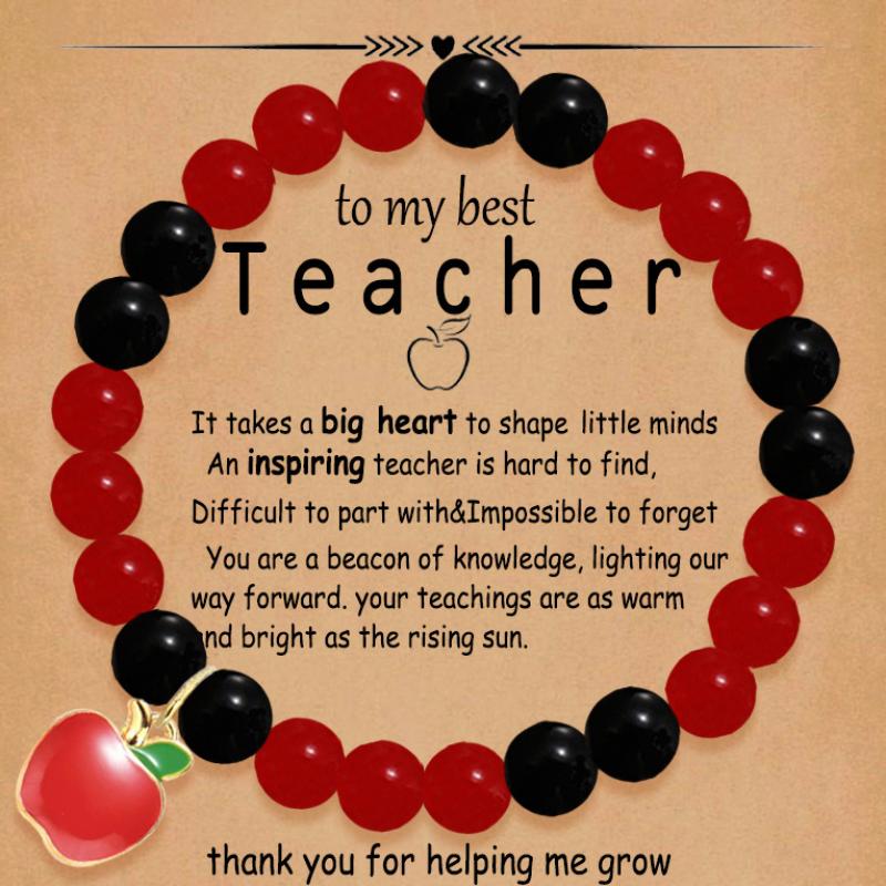 7:Red and black 1 red apple pendant