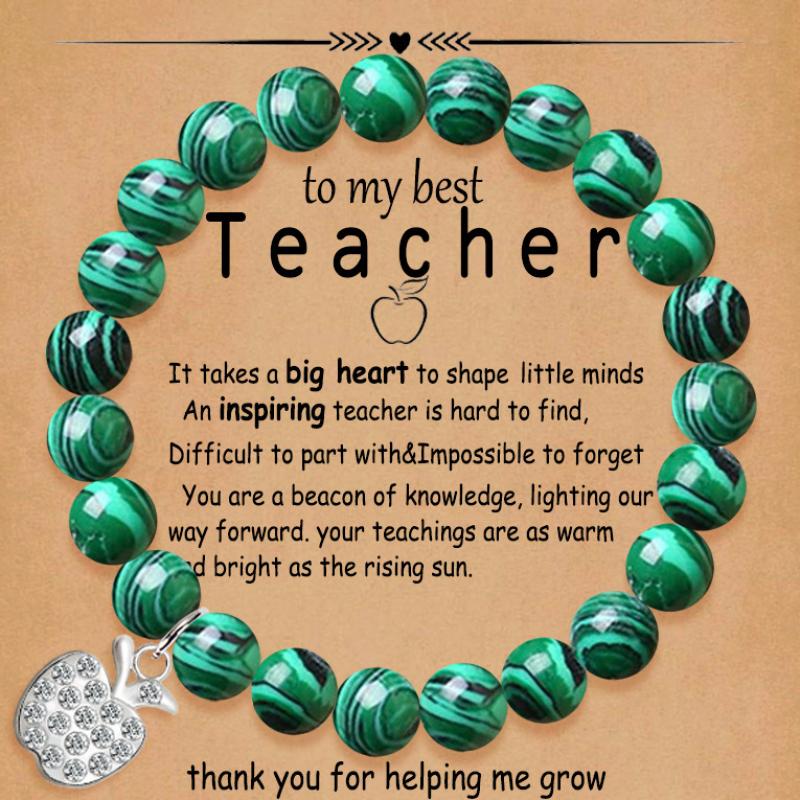 12:Green peacock silver apple pendant