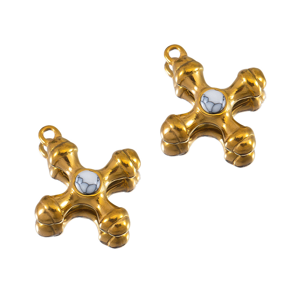 8:20×23mm gold-white turquoise