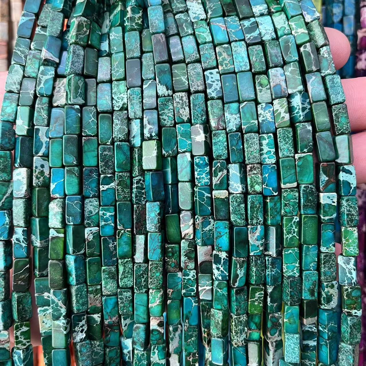 12:Dark green emperor stone