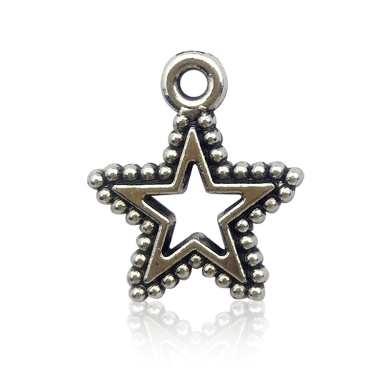 16:1 antique Silver Star 15 × 17mm-0.6g-8767