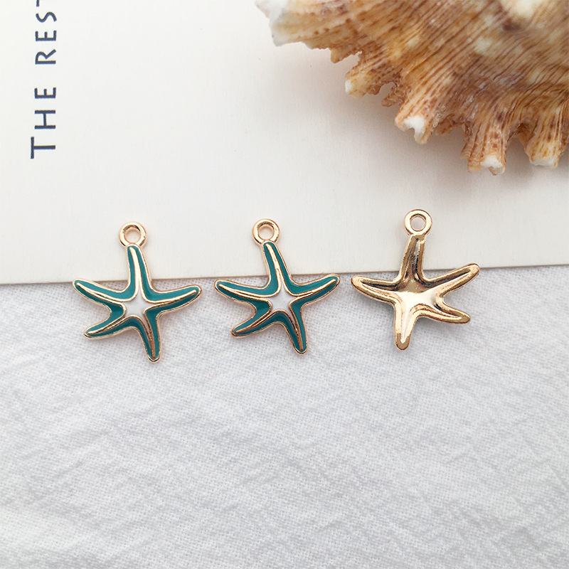 1 royal blue starfish 17x19mm-0.9g-14926