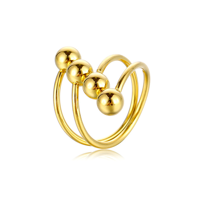 1:Golden double layer beads