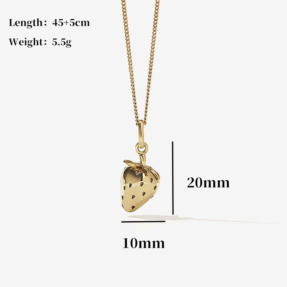 1:Strawberry necklace