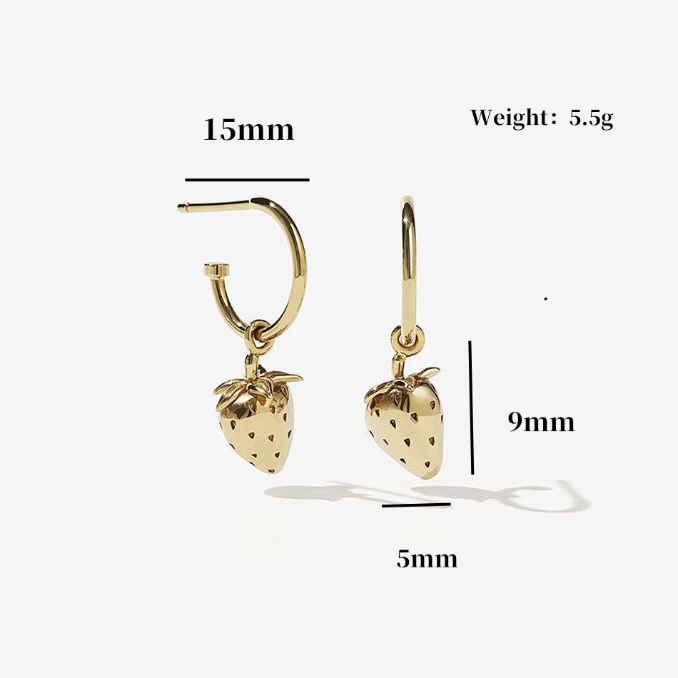 2:Strawberry earrings