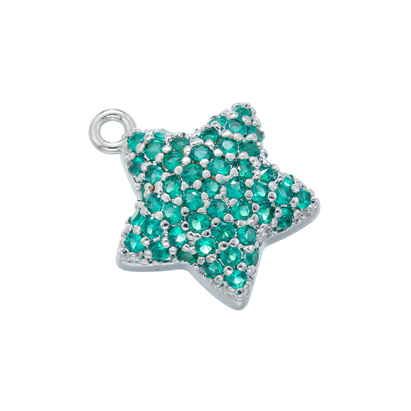 7:White Gold Green Diamond