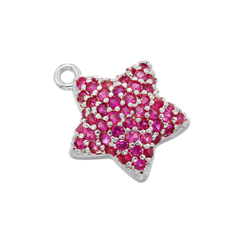 10:White Gold Rose Red Diamond