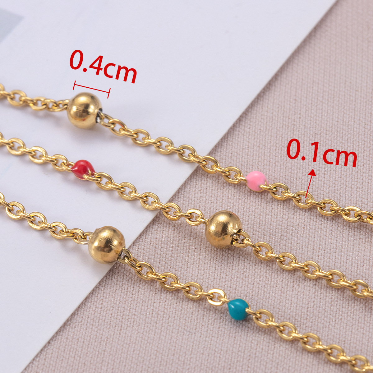 2 Gold - Mixed color 2 m/bag