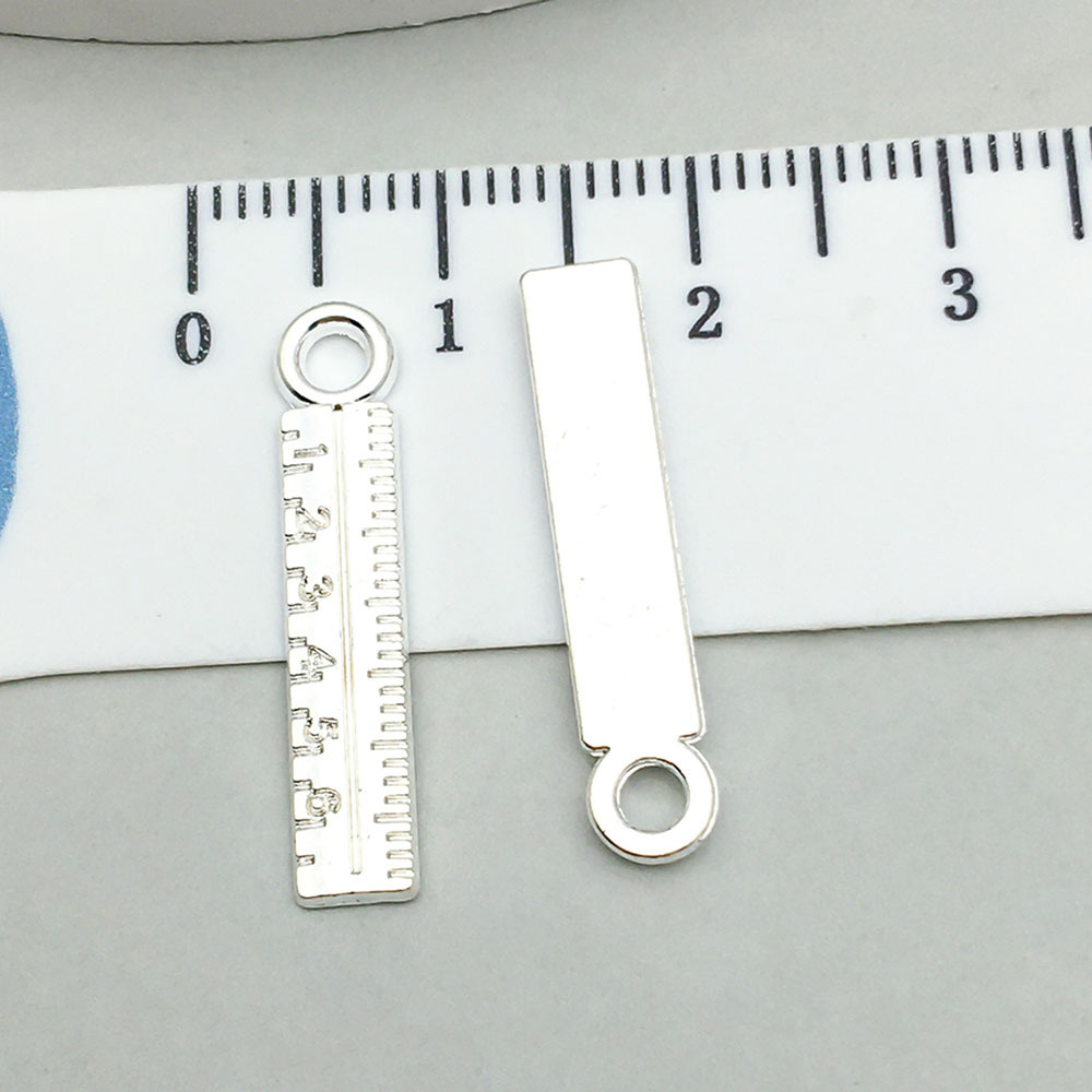 2:1 bright silver ruler 5*24mm-0.7g-20216