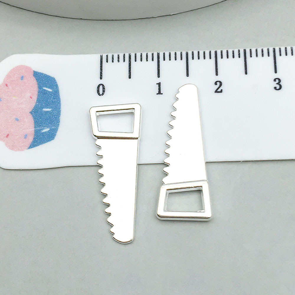 8:1 bright silver saw 23*9mm-0.9g-20406