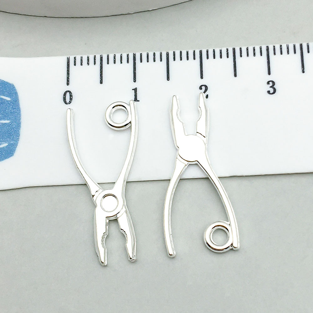 9:1 bright silver tweezers 23*10mm-0.6g-20407