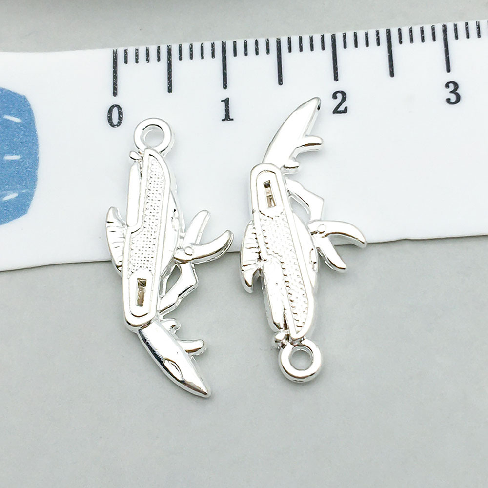 13:1 bright silver folding knife 25*11mm-1.5g-20411