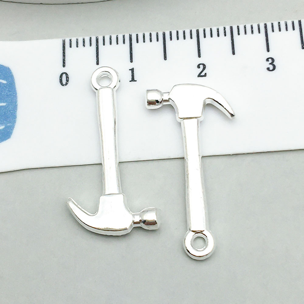 18:1 bright silver hammer 25*13mm-1.2g-20416