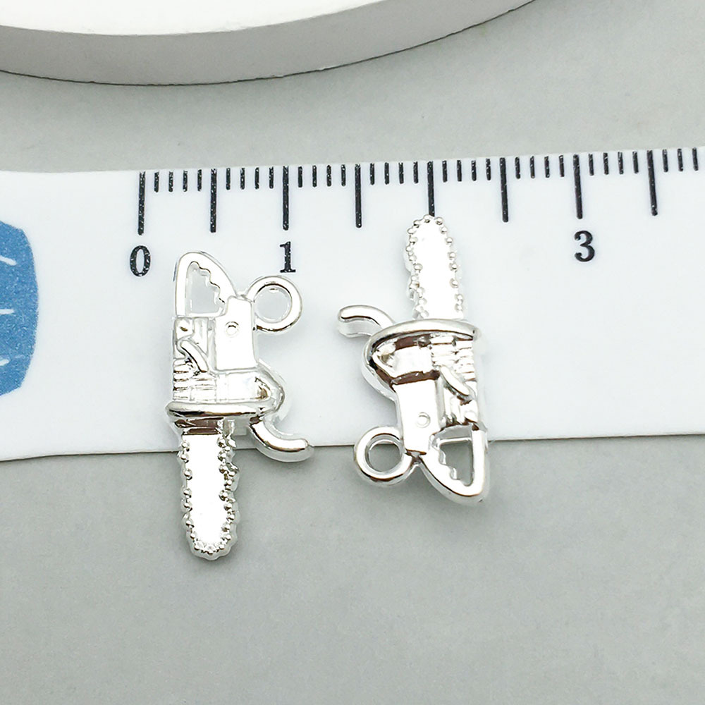 21:1 bright silver chainsaw 20*10mm-1.7g-20419