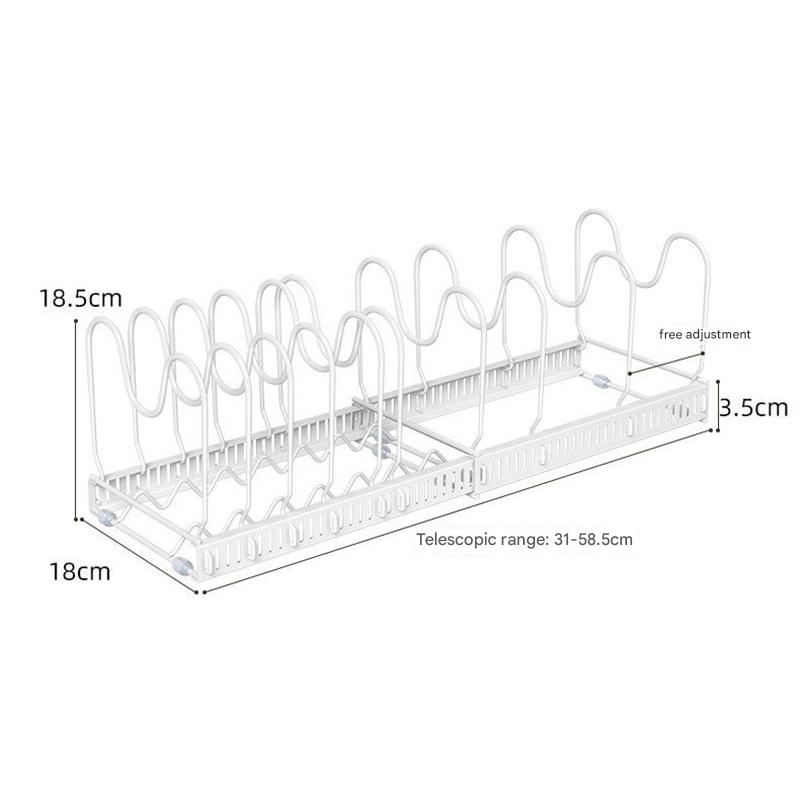 White 10 partition wave bottom