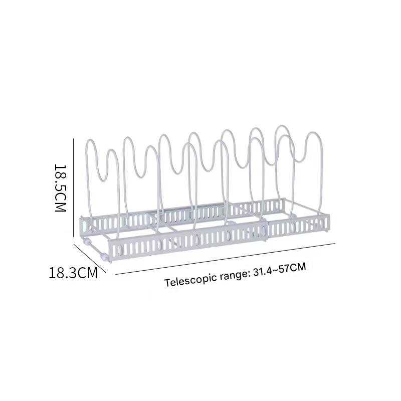 White retractable 7 partition