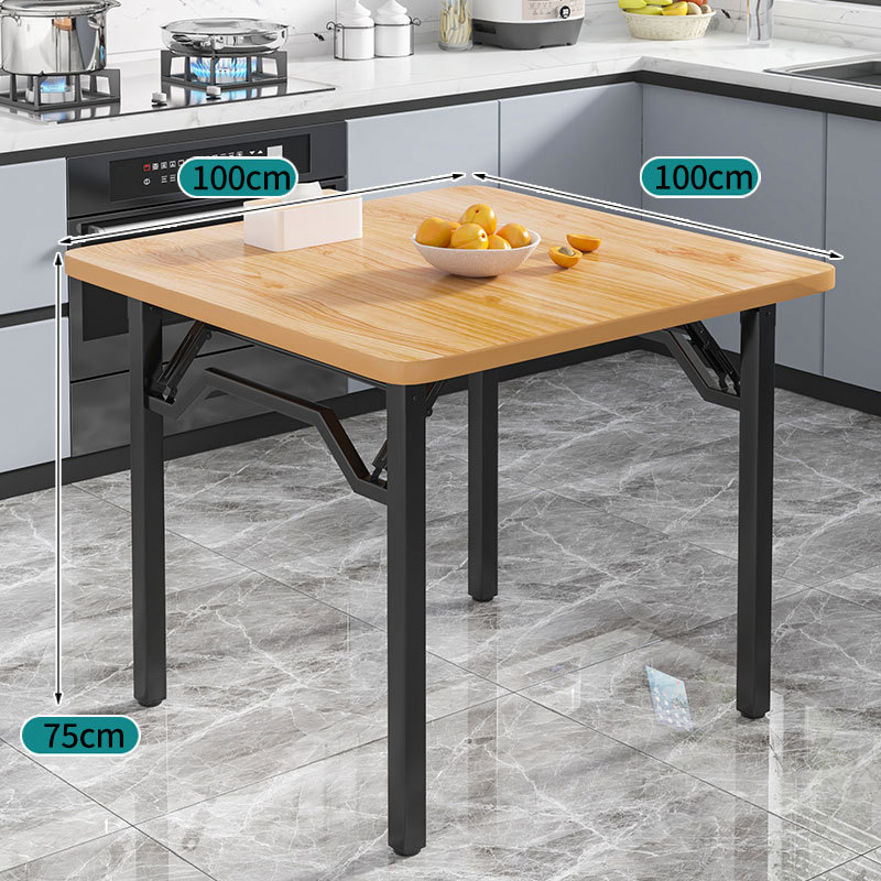 18mm thick desktop 100*100 * 75 imitation solid wood pattern