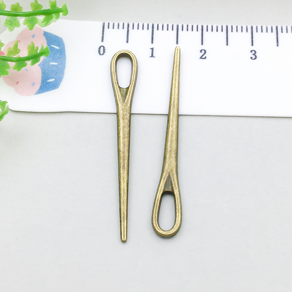 1 antique bronze  needle 5*38mm-0.7g-20279