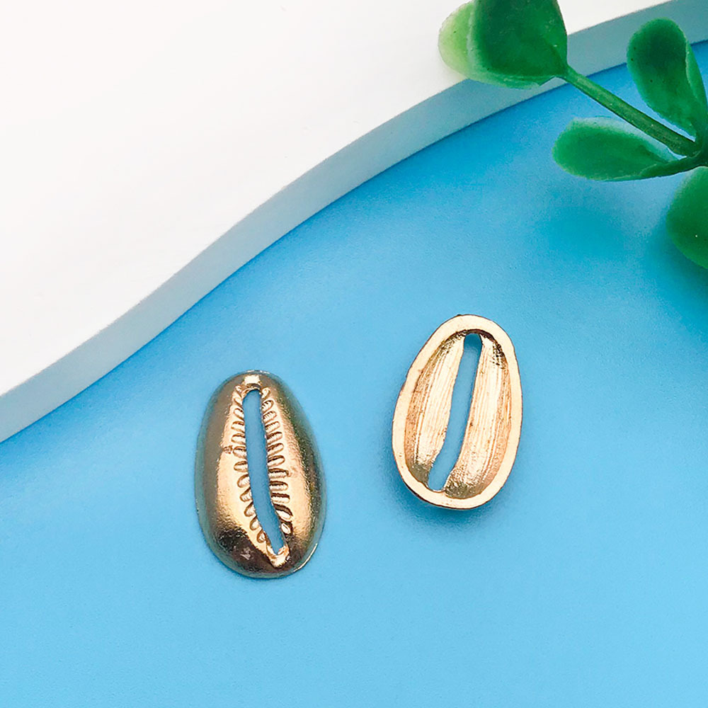 1 kc gold ocean shell 10.4x 17mm-11632-1g