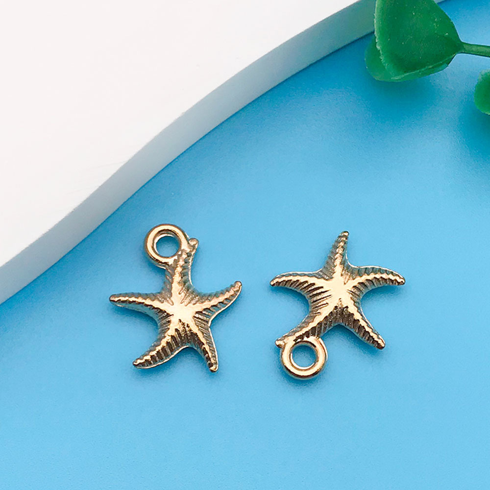 5:kc Gold Ocean Starfish 13x 15.5mm-11606-0.8g