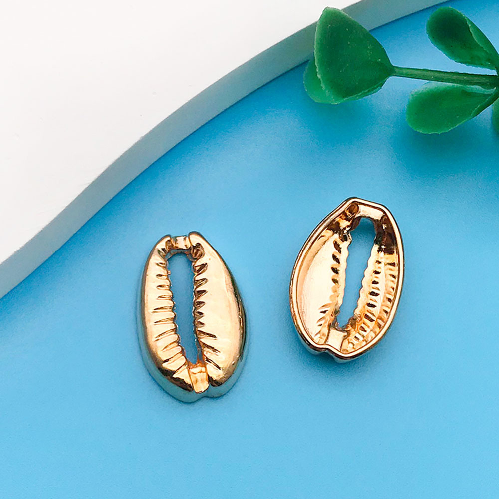 10:kc gold oval ocean shell 12x19mm-17670-1.5g