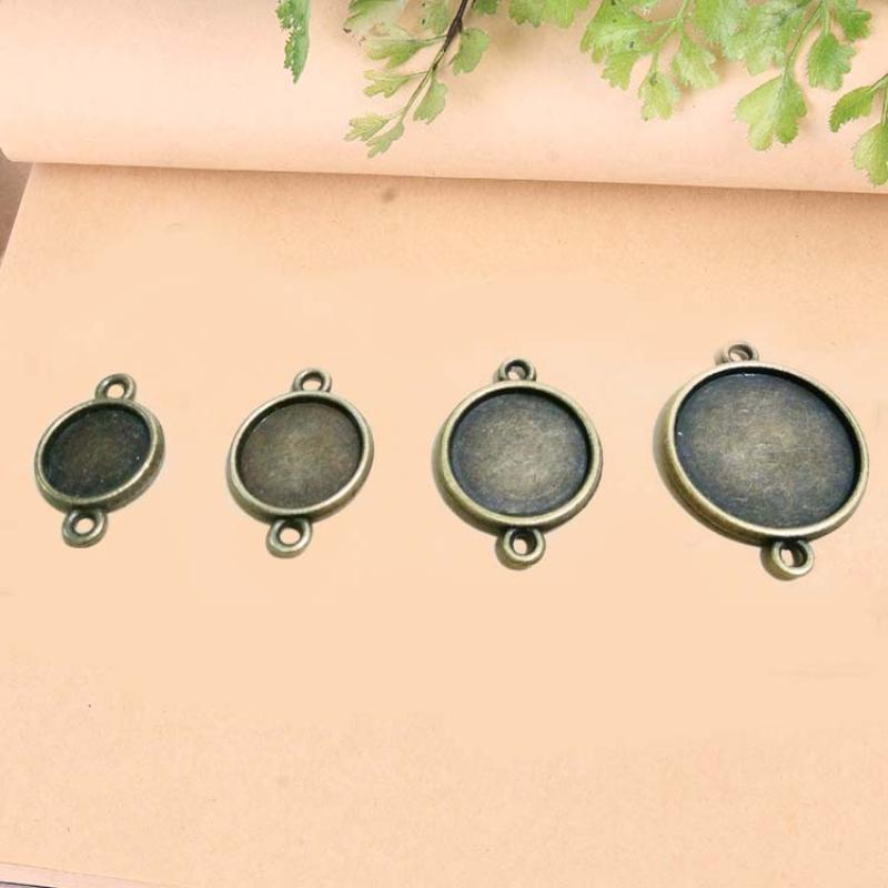 antique bronze color Size 2: Inner diameter 10mm 1