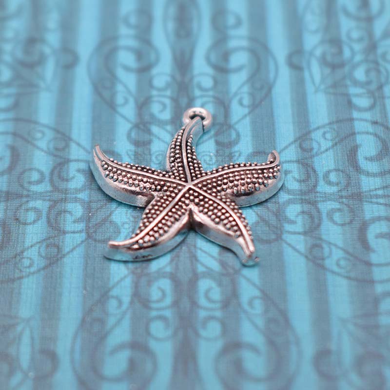 Starfish antique gold color