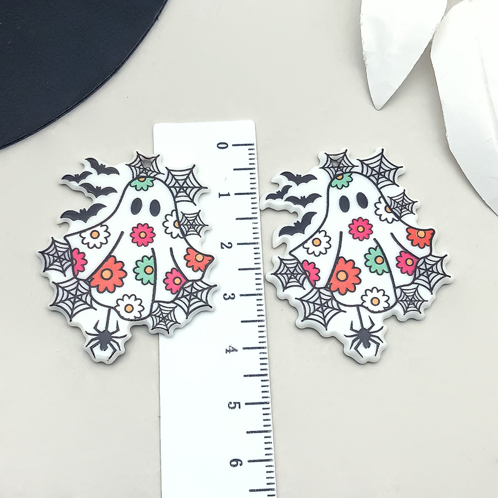 1 halloween spider web ghost 42*40mm-2.4g-19316