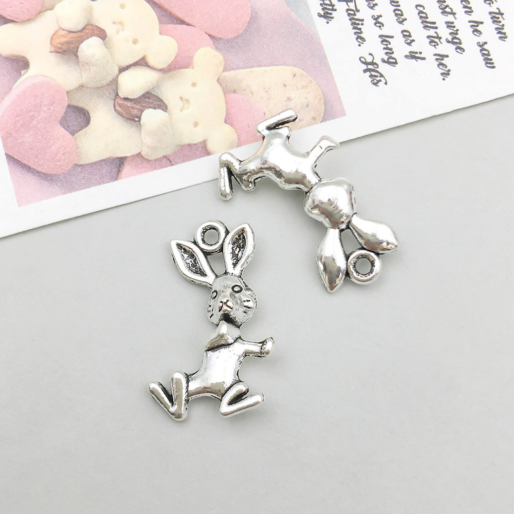 2:antique silver rabbit 13*20mm-1g-3113