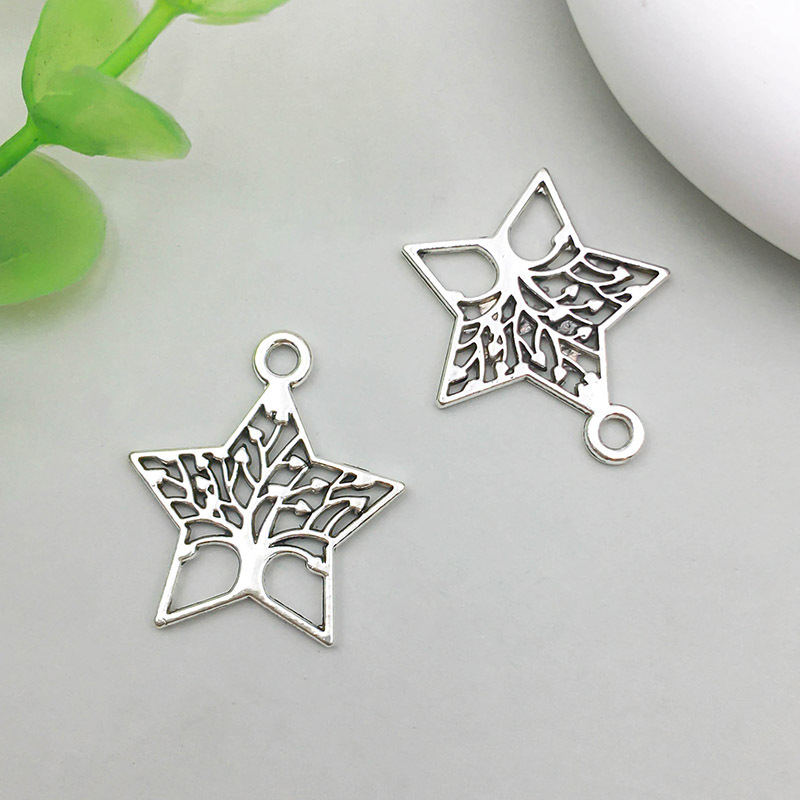 10:pentagram tree 25*27mm-1g-9324