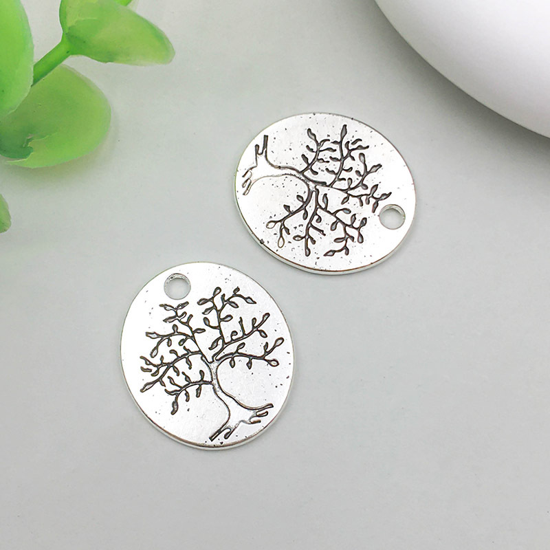 11:antique silver tree 22*24mm-2.3g-10912
