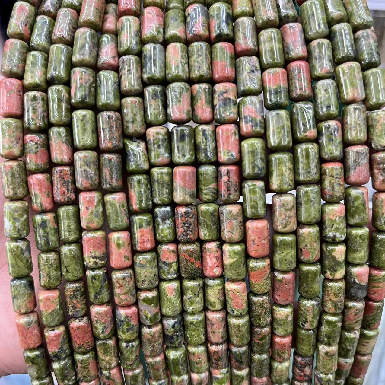 12:Flower green stone