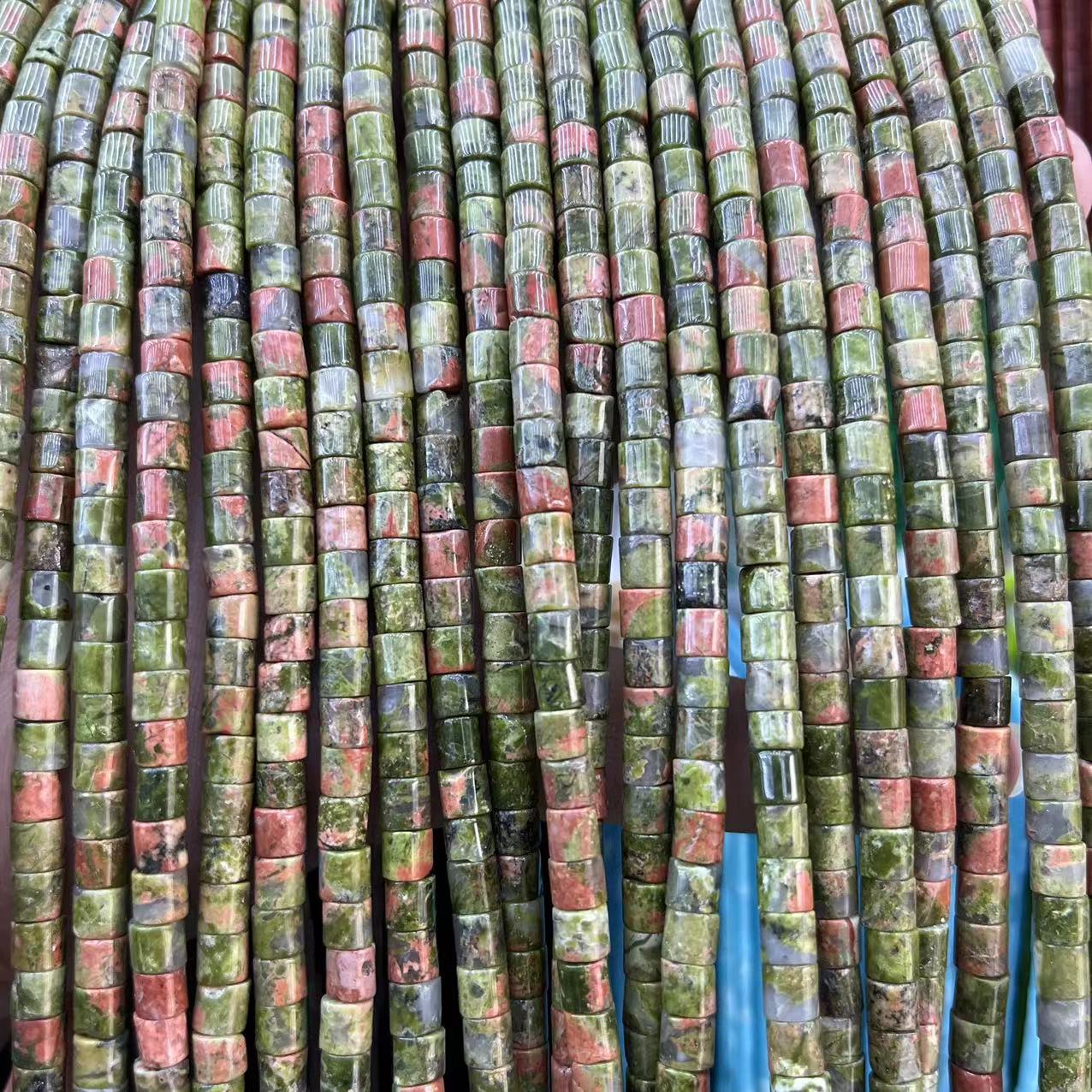 28:Flower green stone