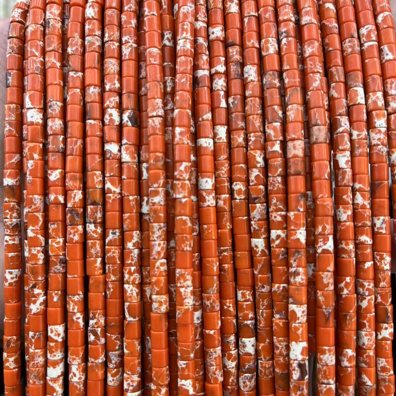 31:Orange and white emperor stone