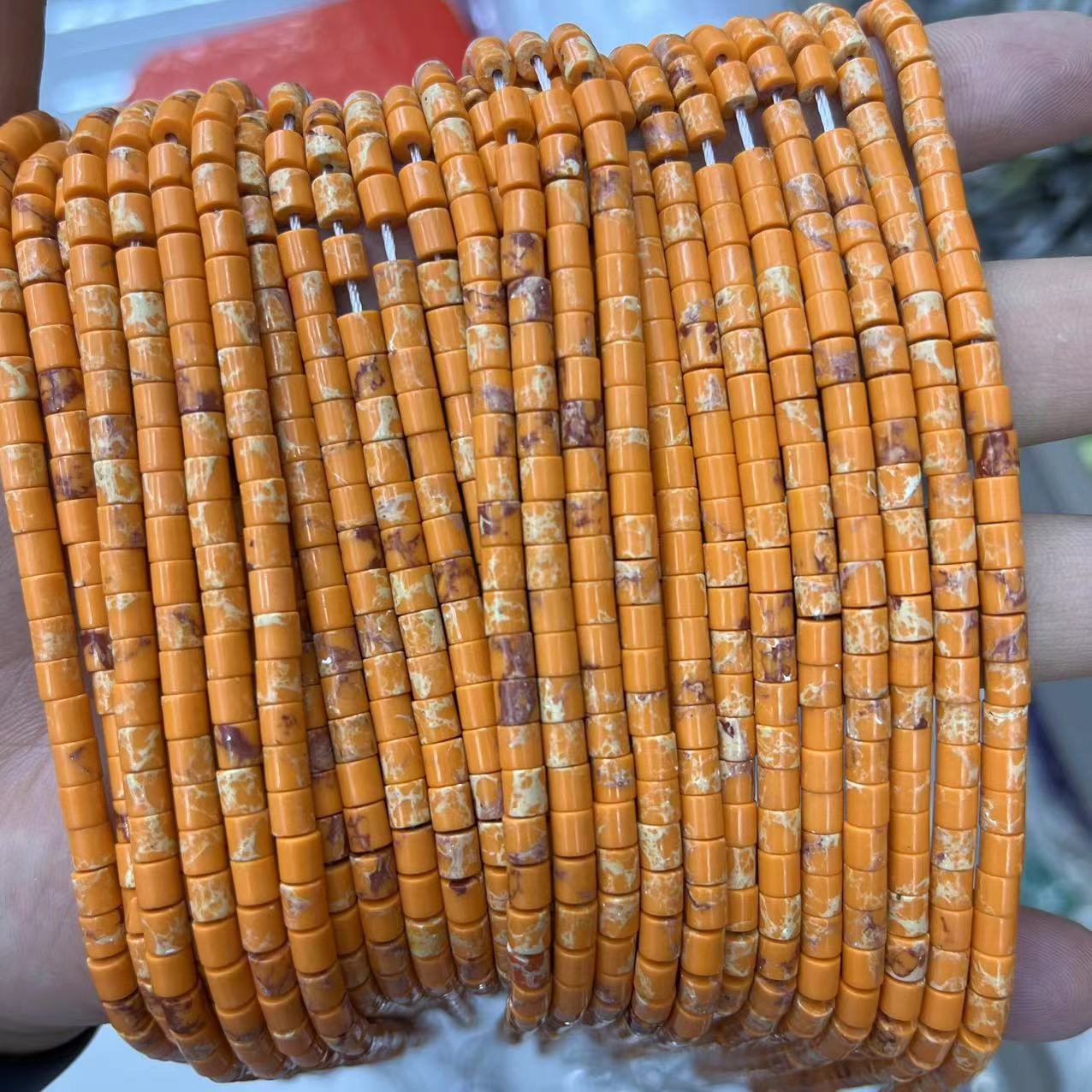 32:Orange emperor stone