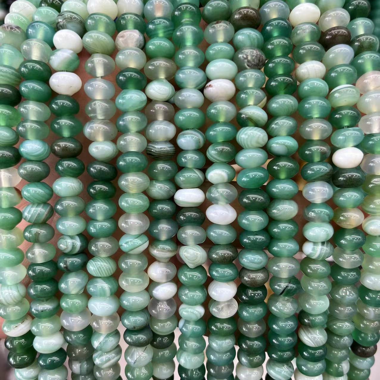 30:Green striped agate
