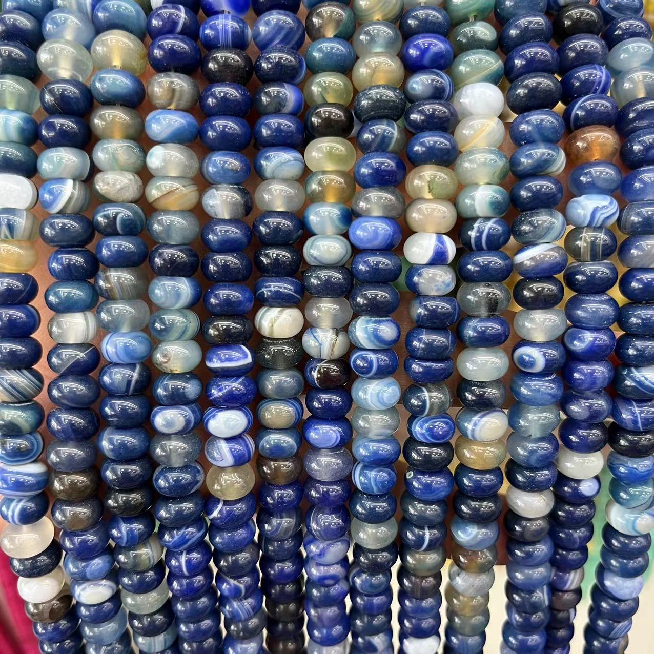 38:Aquamarine striped agate