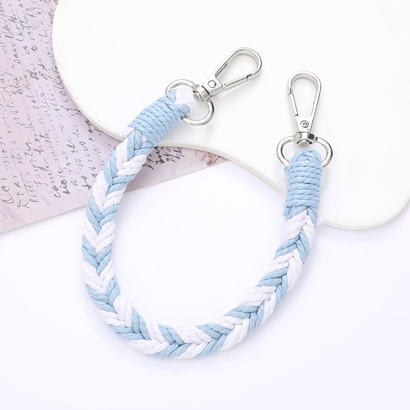 K2638 color matching double buckle portable chain