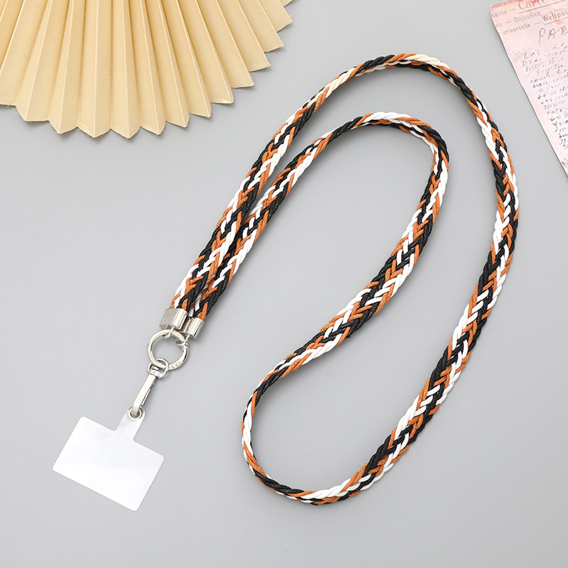 6:K2500 woven belt Crossbody Black Brown White