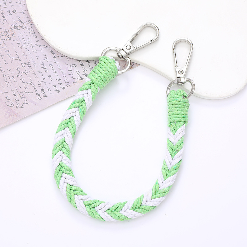 2:K2633 color matching double buckle portable chain Green