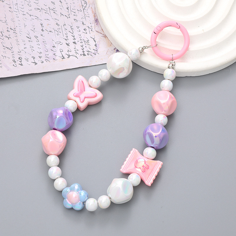 2:K1713 candy pendant pink