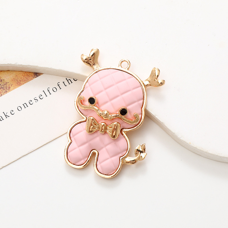 1:D2118 bow tie Little Dragon Pink