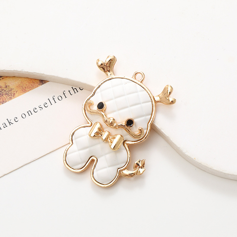 5:D2122 bow tie small dragon White