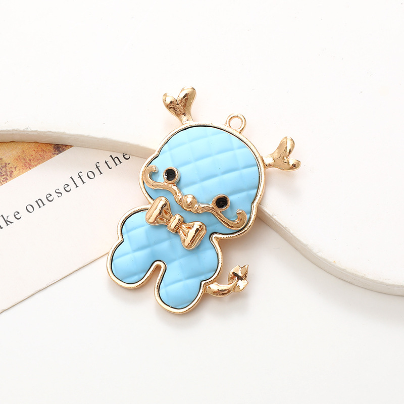 9:D2126 bow tie Dragon Blue