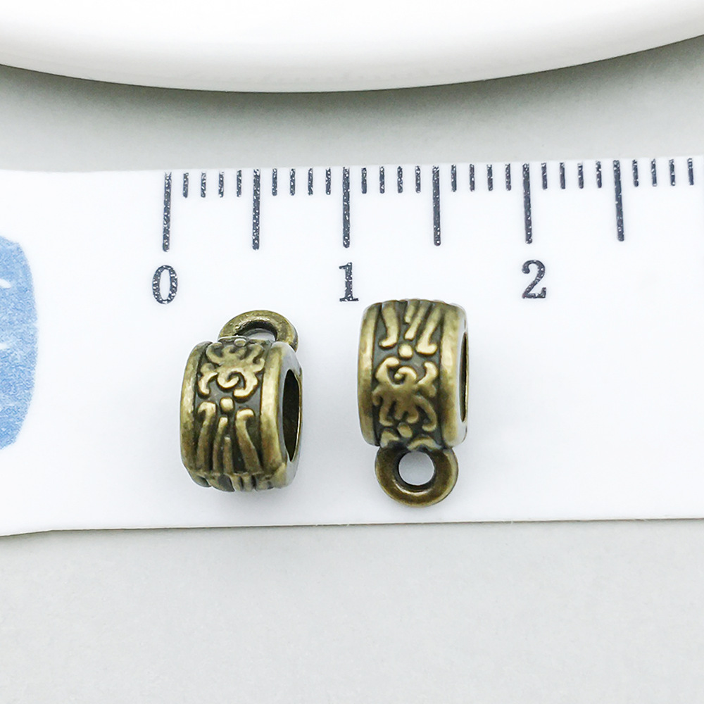 2:antique bronze three-way hanging head 11*5mm-1g-20664