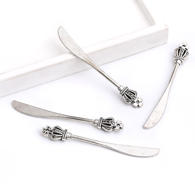 7:antique silver knife